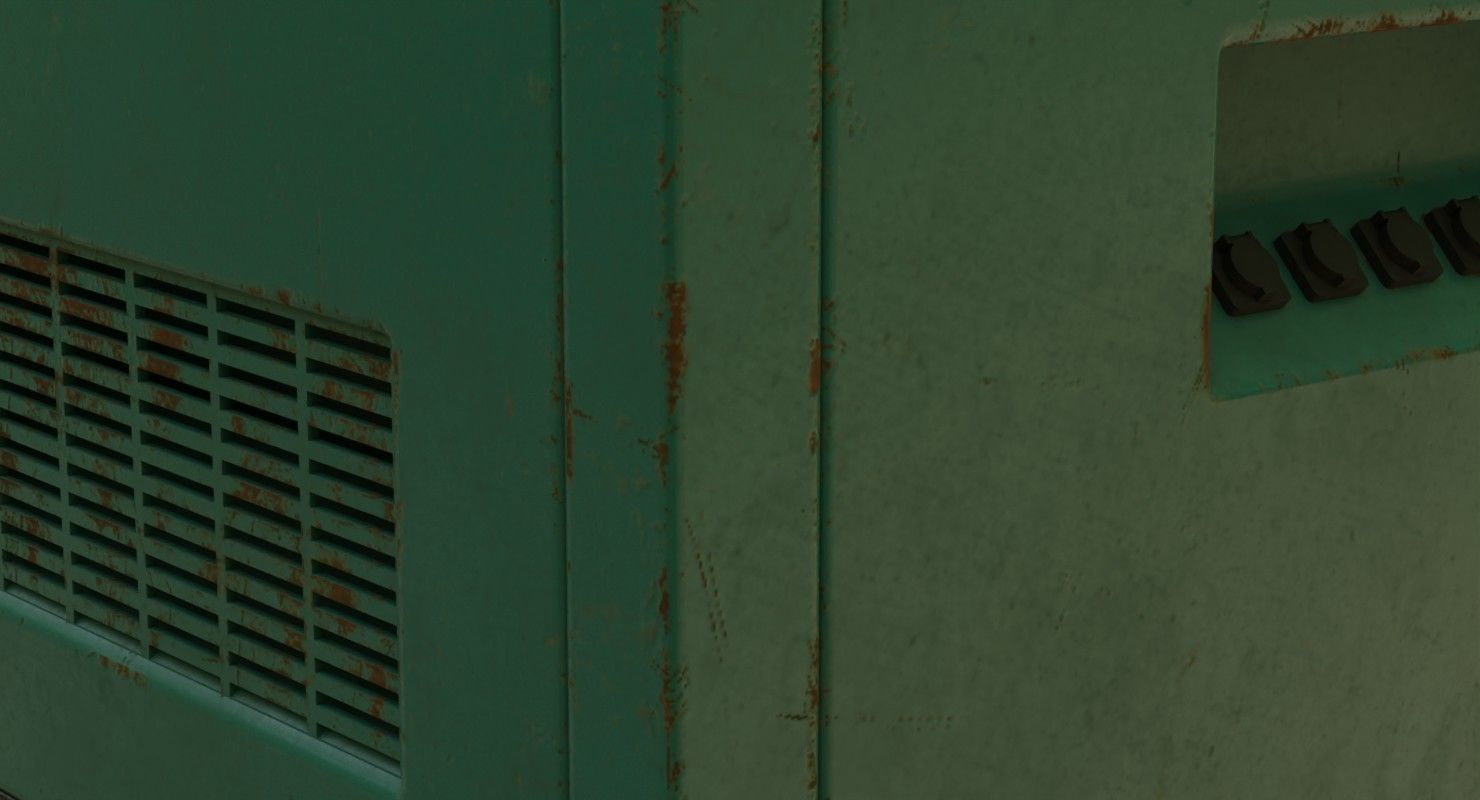 Generator 2B Low-poly 3D model_9