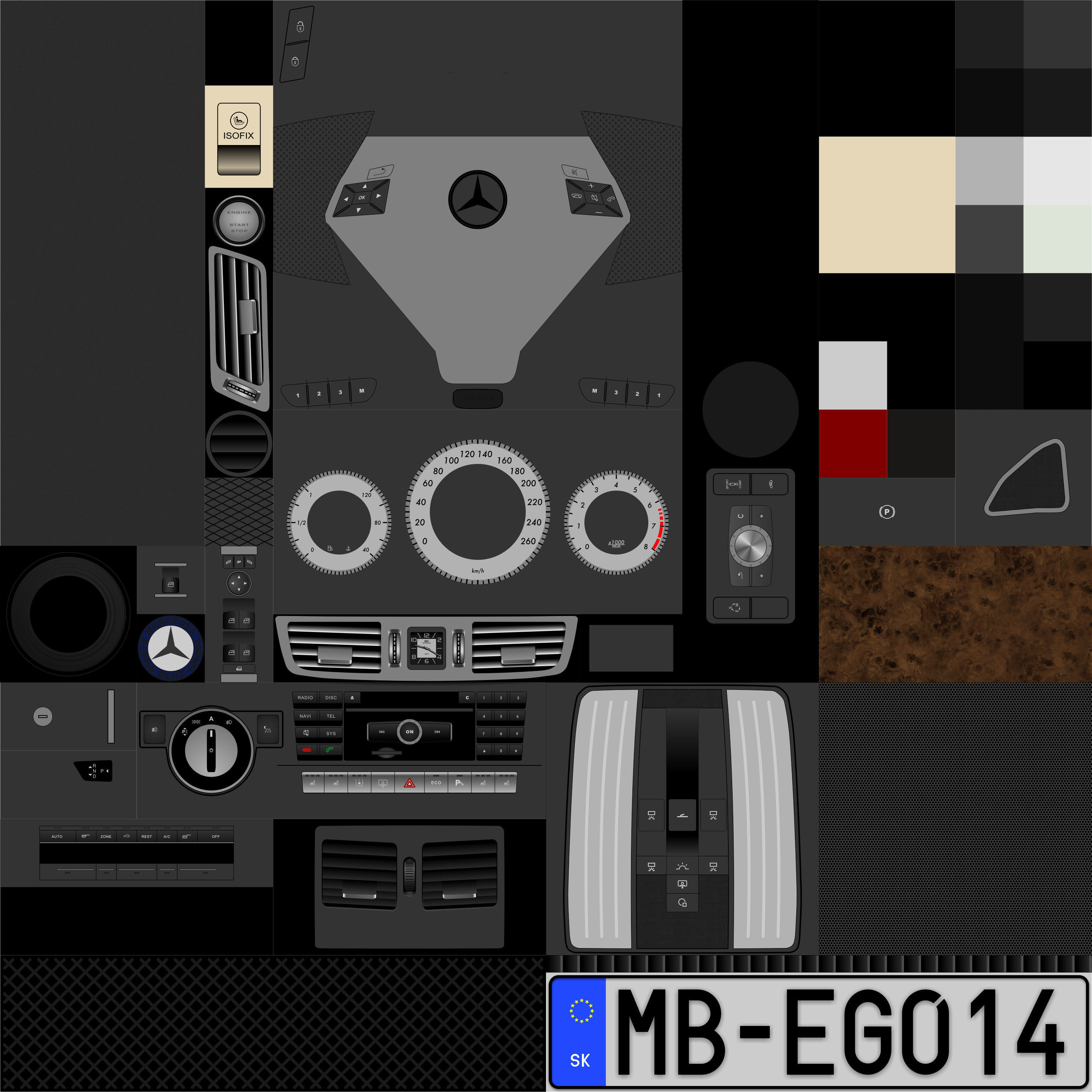 car detailed model 3D model_11