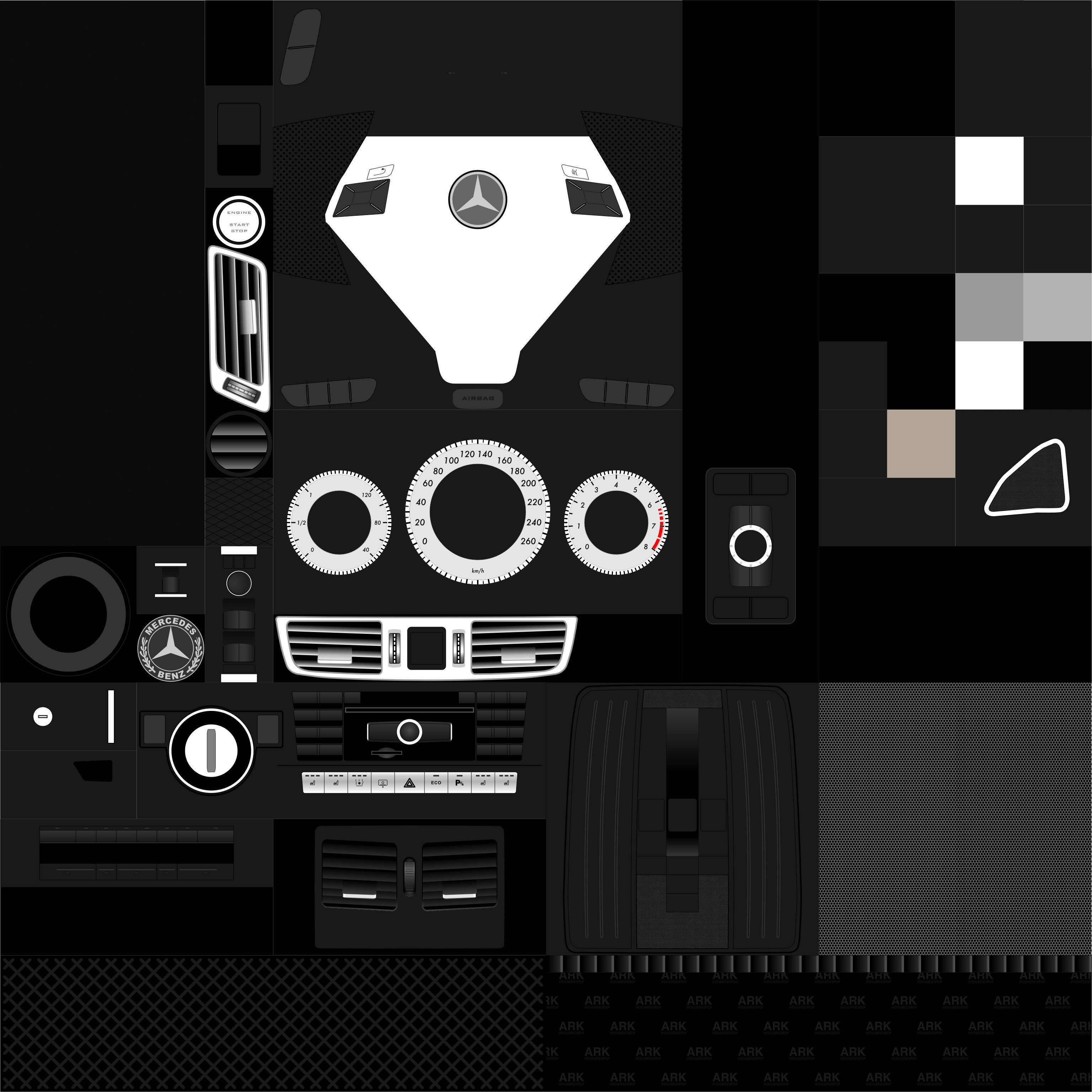 car detailed model 3D model_10