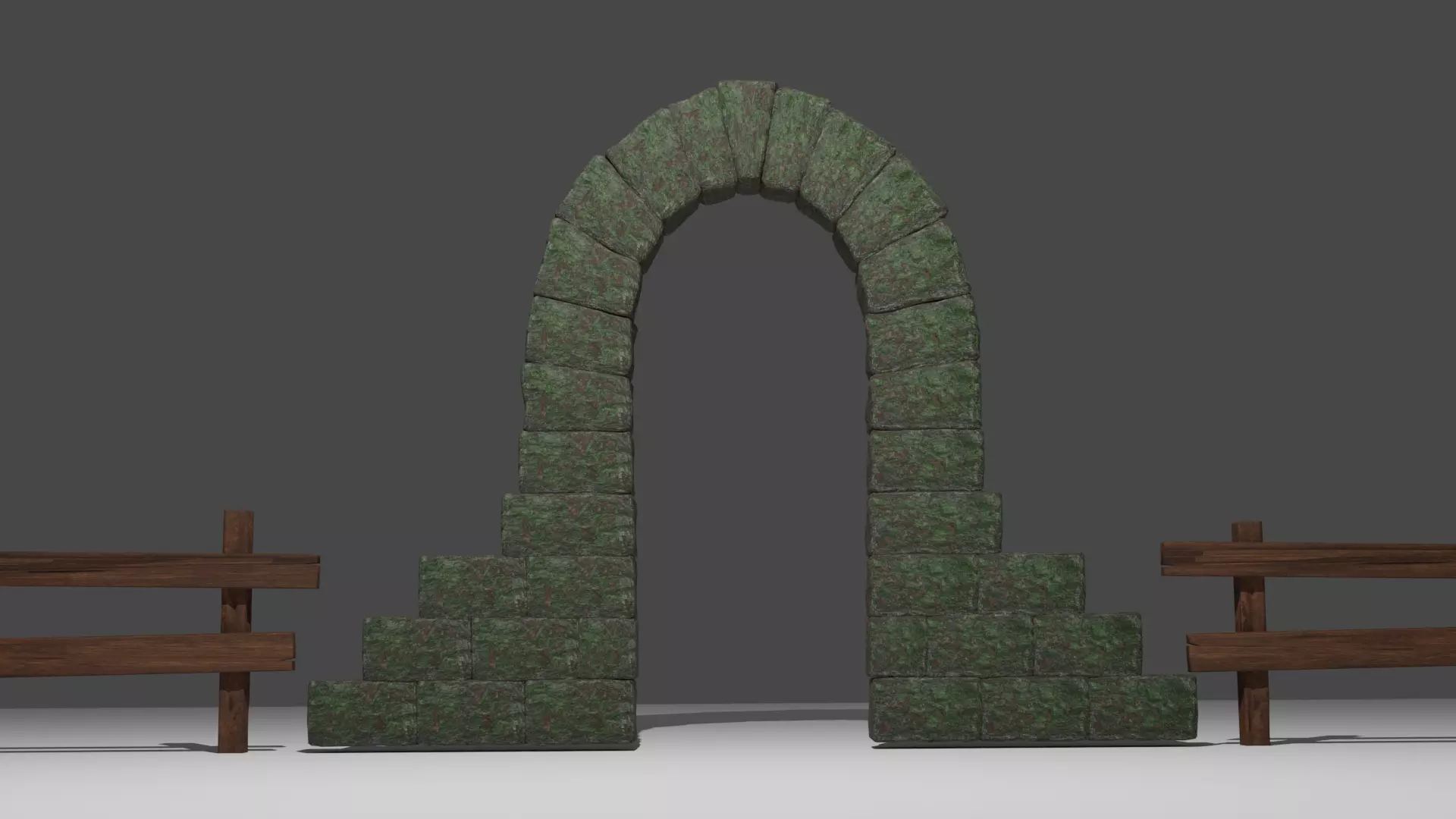 Ancient arch 3D model_0