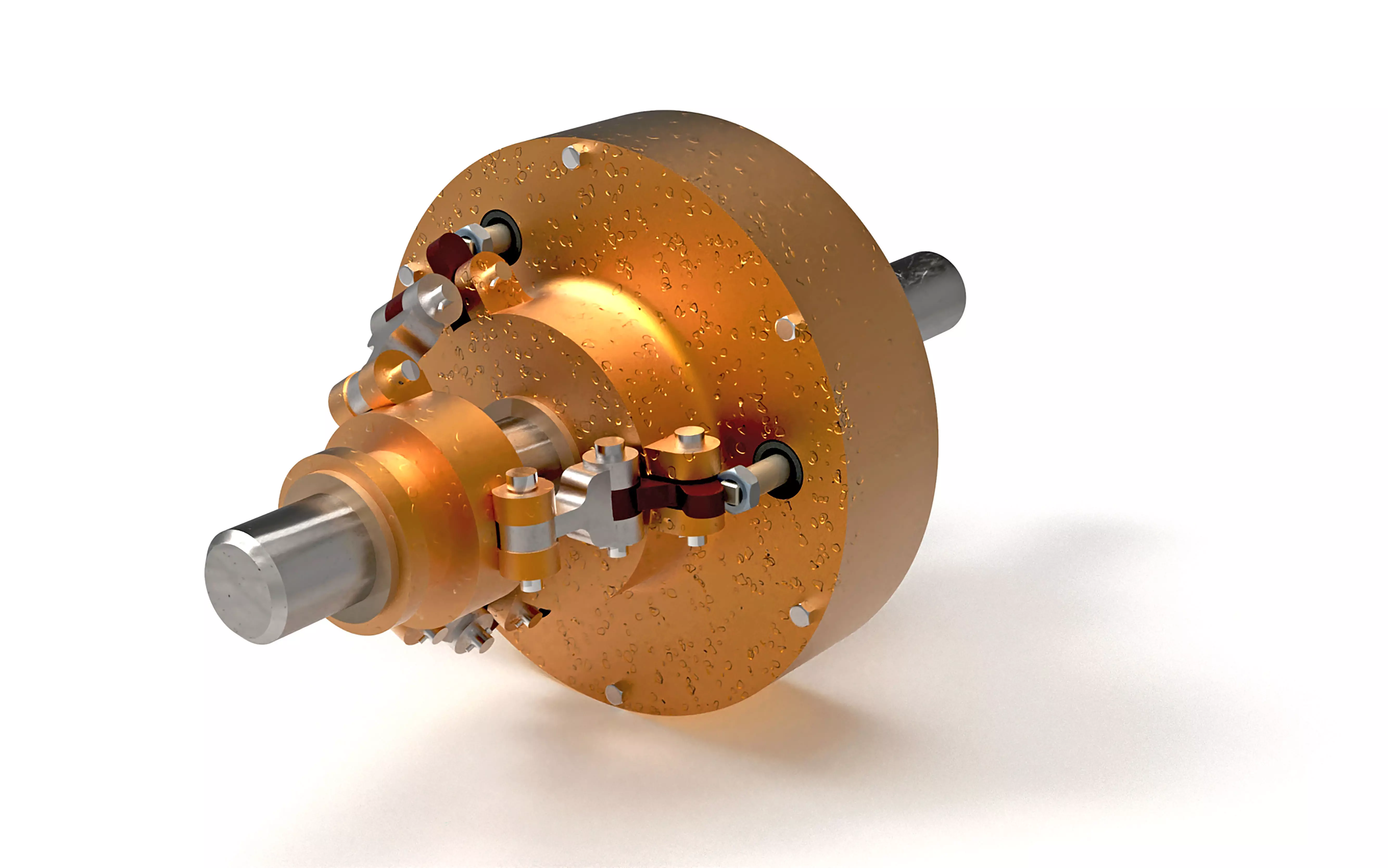 Multi plate Disc clutch 3D print model_0