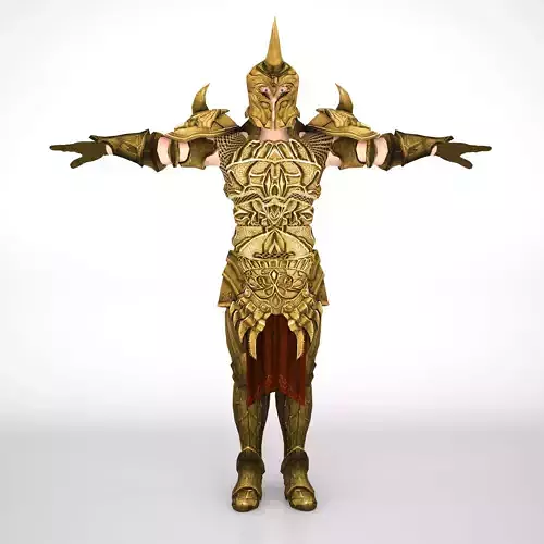 warrior man 3D model