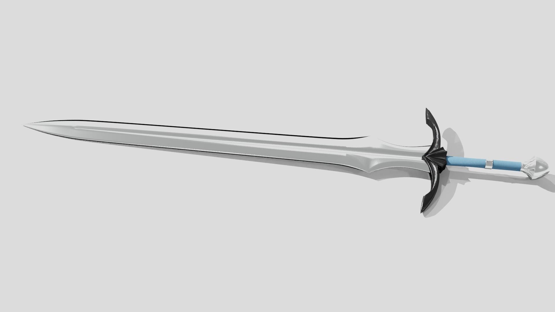 Vindaaris Sword Low-poly 3D model_1