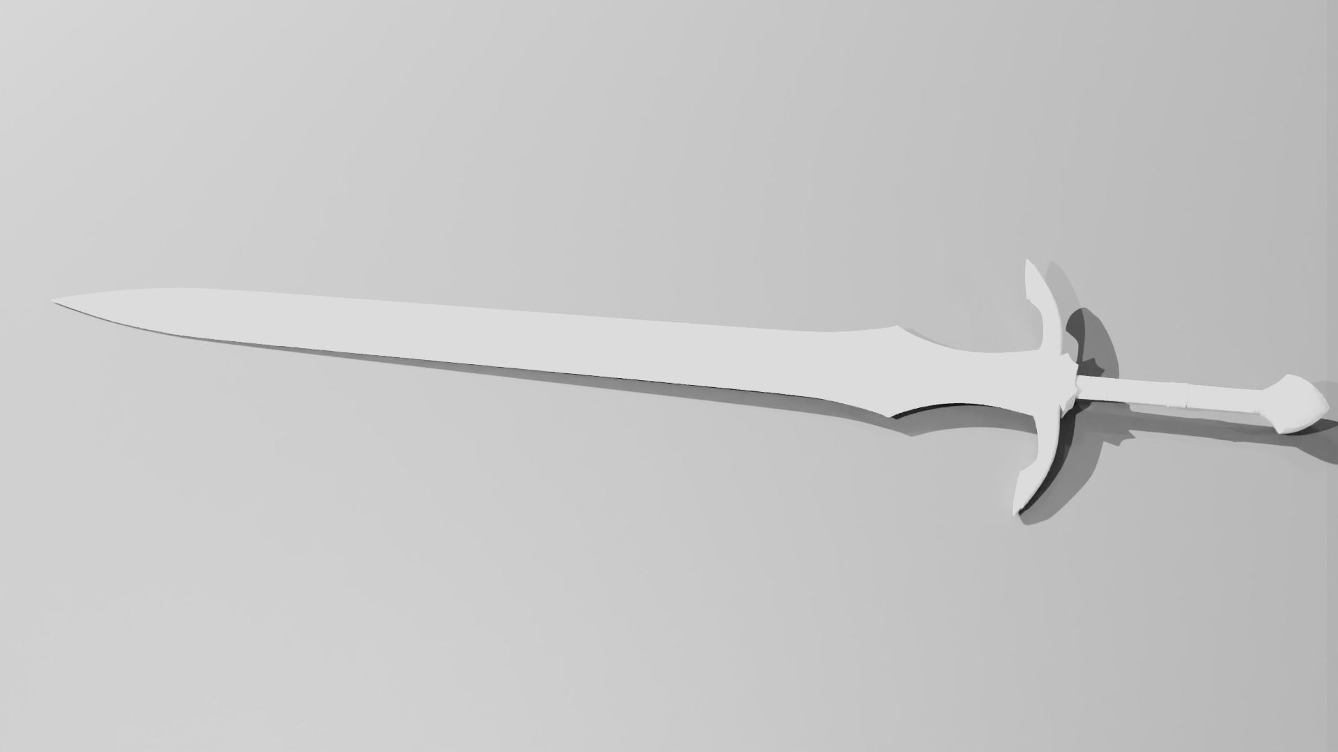 Vindaaris Sword Low-poly 3D model_2