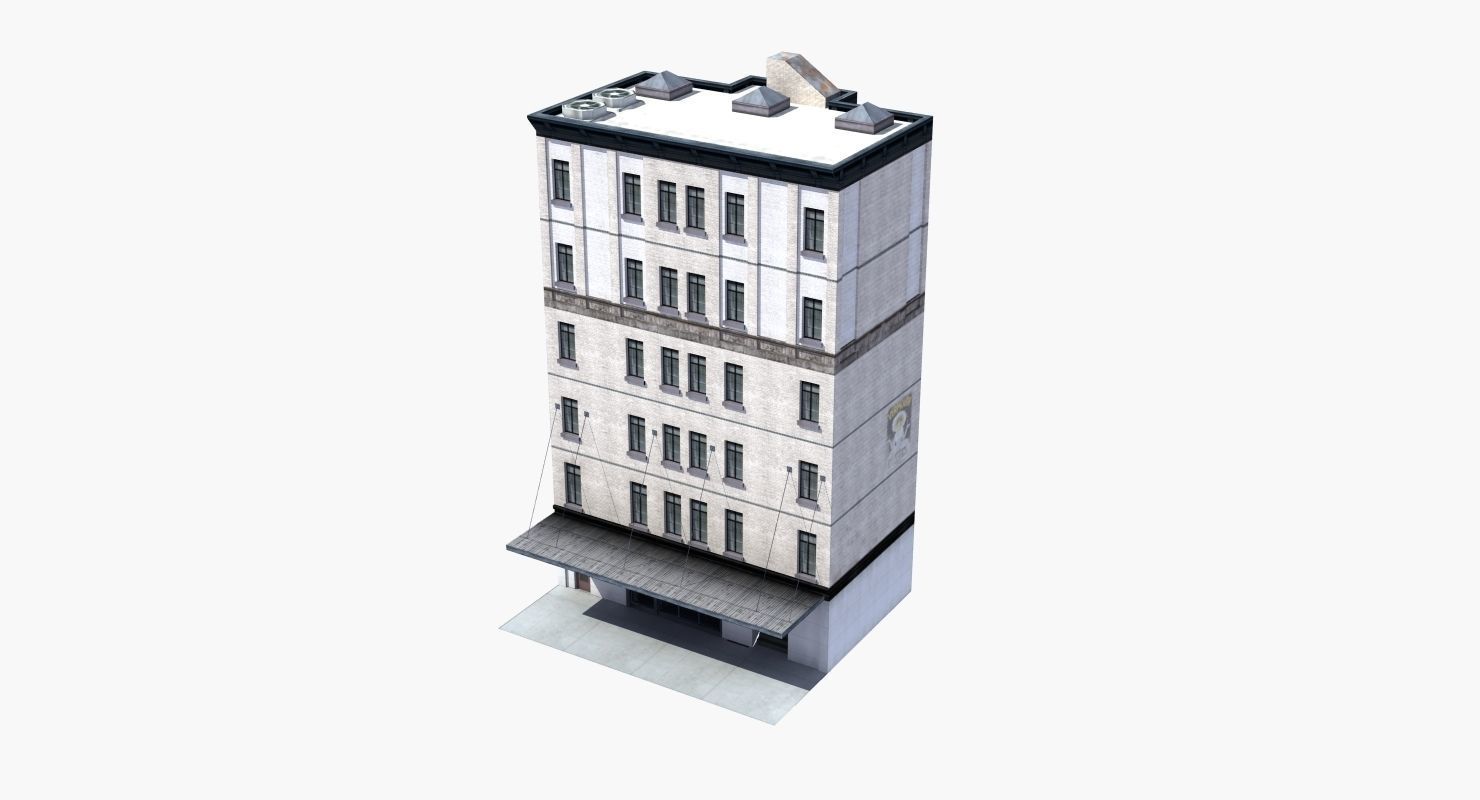 8 City Buildings 3D model_28