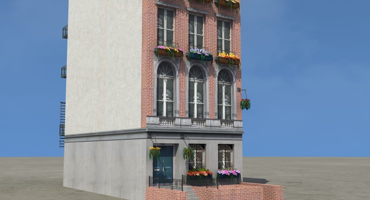 8 City Buildings 3D model_15