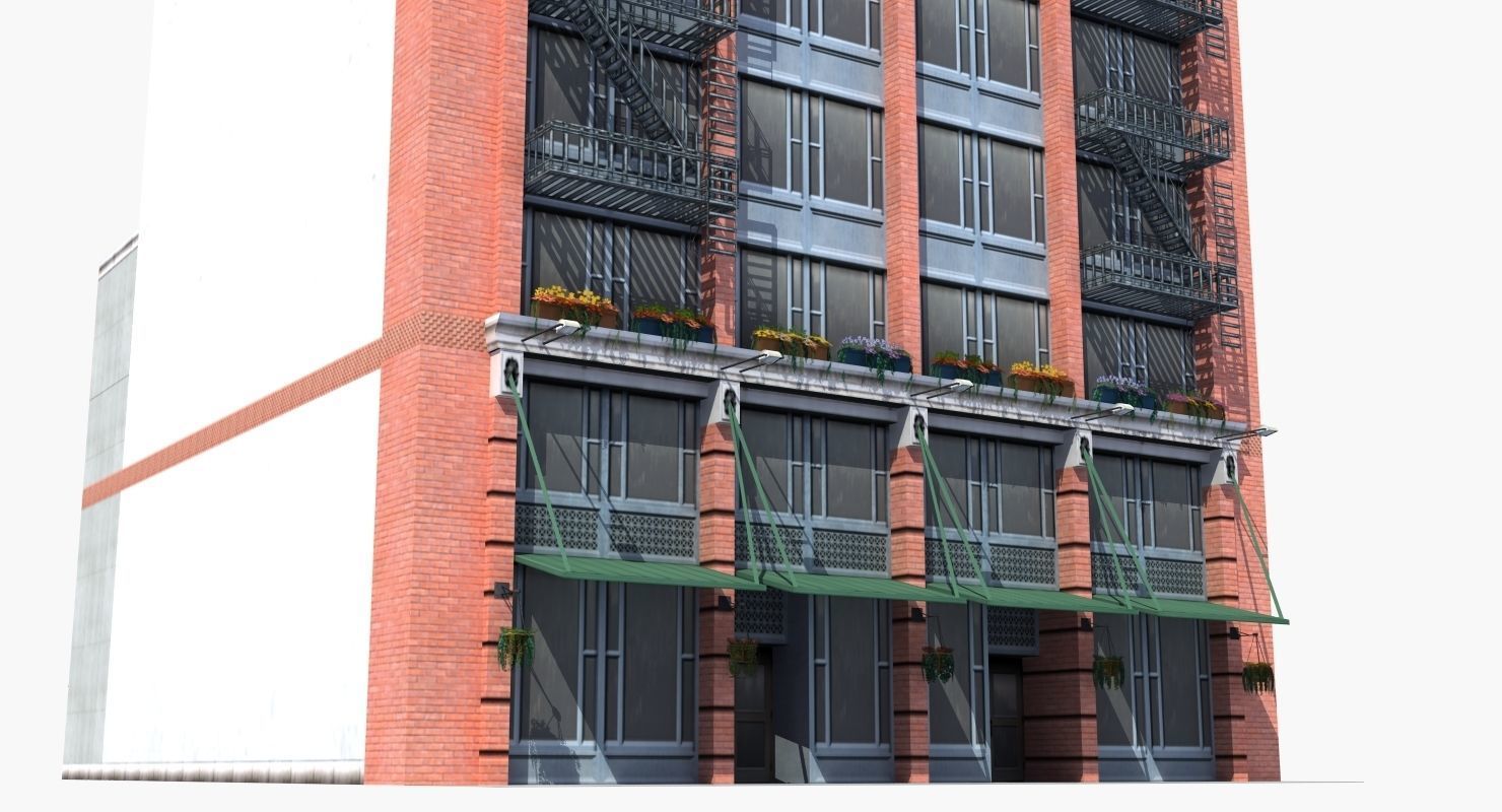 8 City Buildings 3D model_33