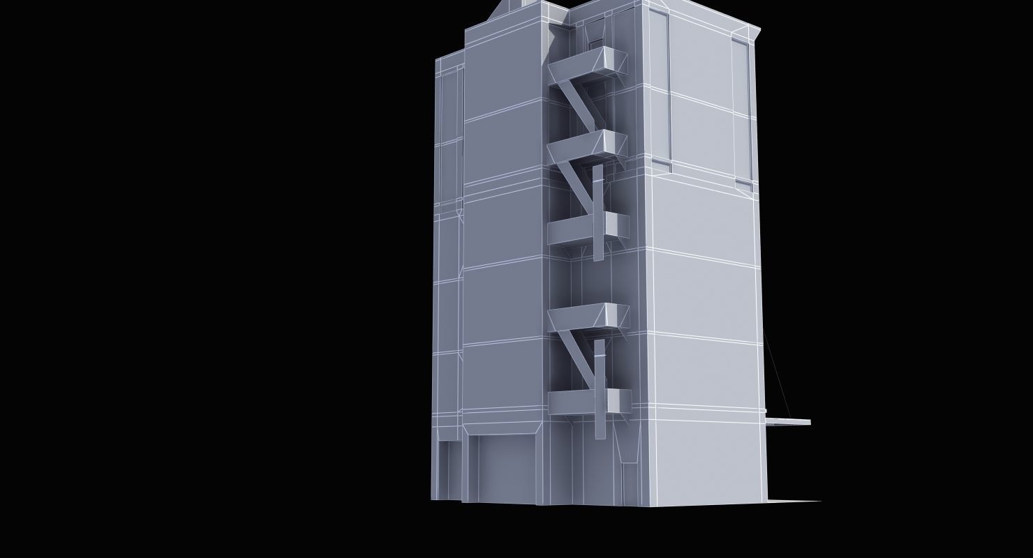 8 City Buildings 3D model_27