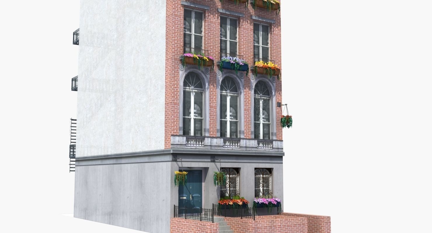 8 City Buildings 3D model_16