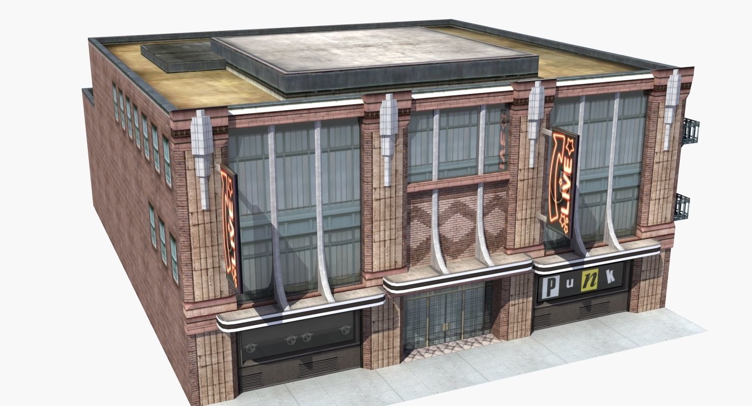 8 City Buildings 3D model_12