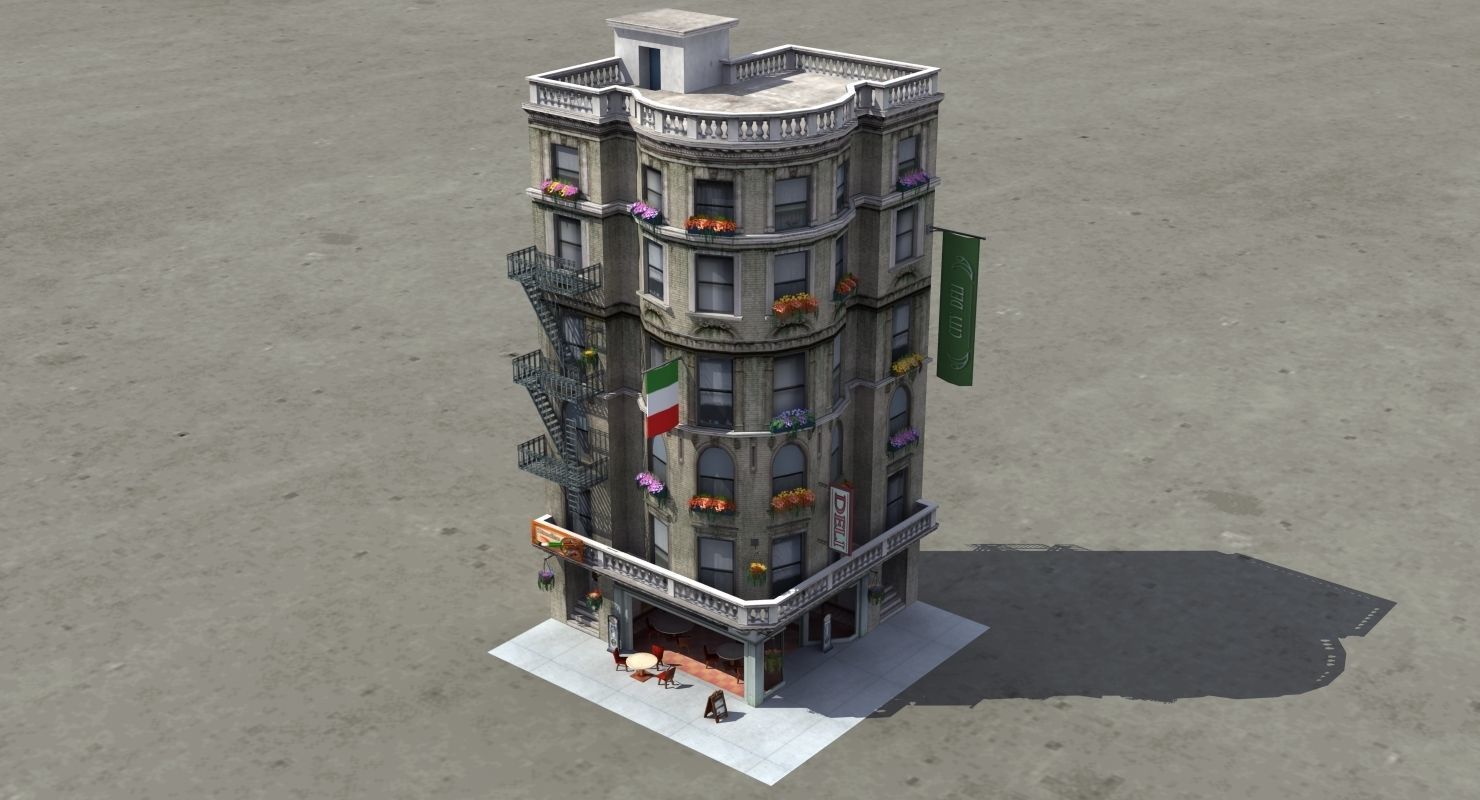 Cafe Diner 3D model_8