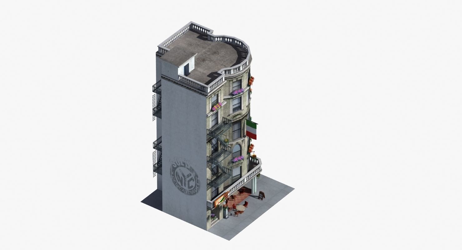 Cafe Diner 3D model_36