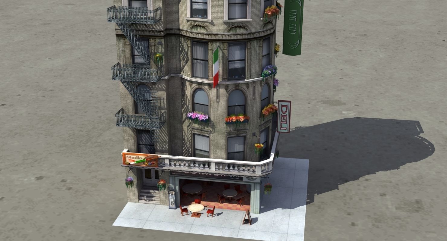 Cafe Diner 3D model_19