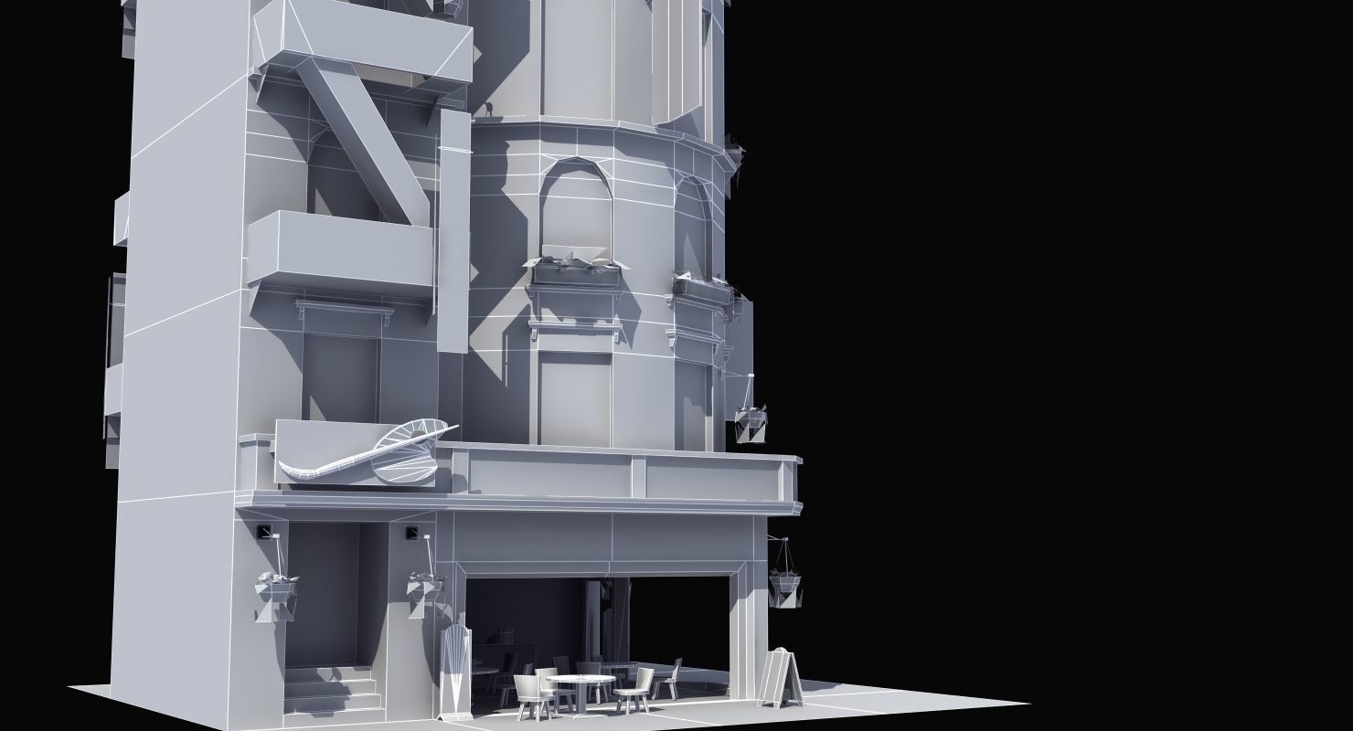 Cafe Diner 3D model_18