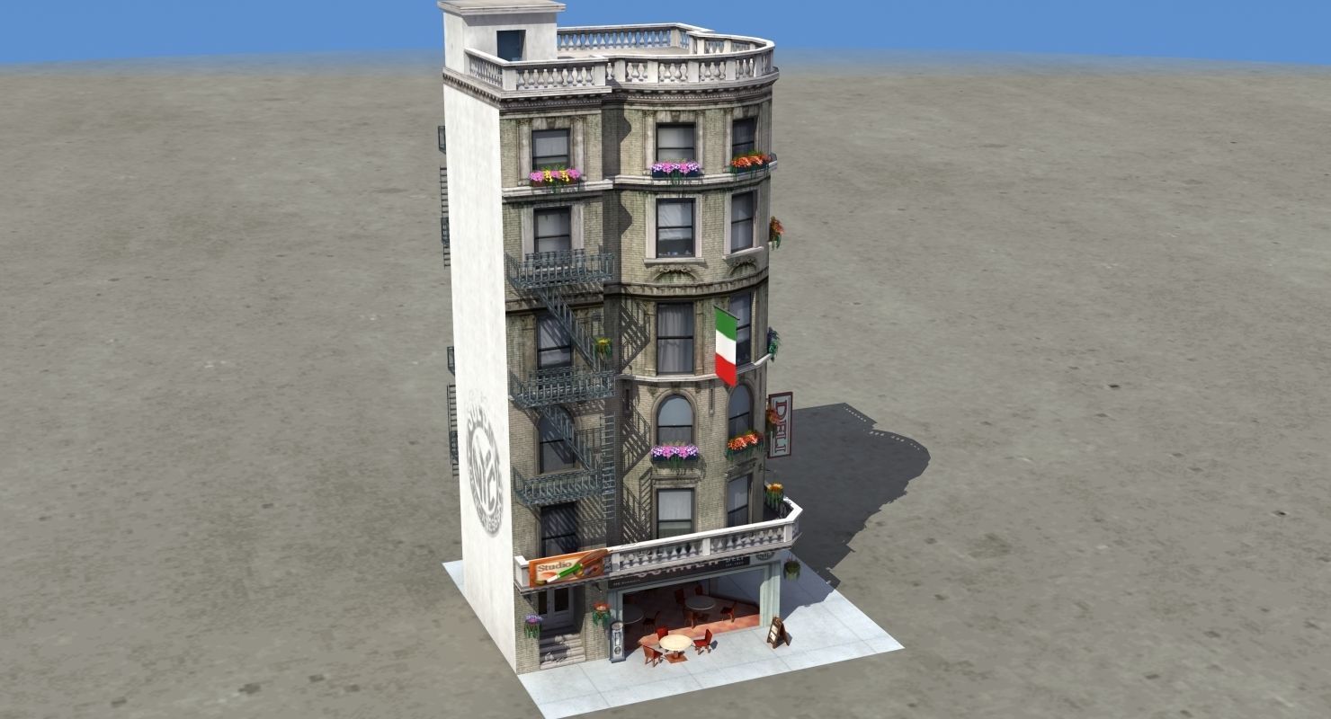 Cafe Diner 3D model_4
