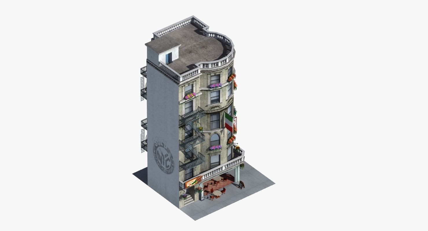 Cafe Diner 3D model_42