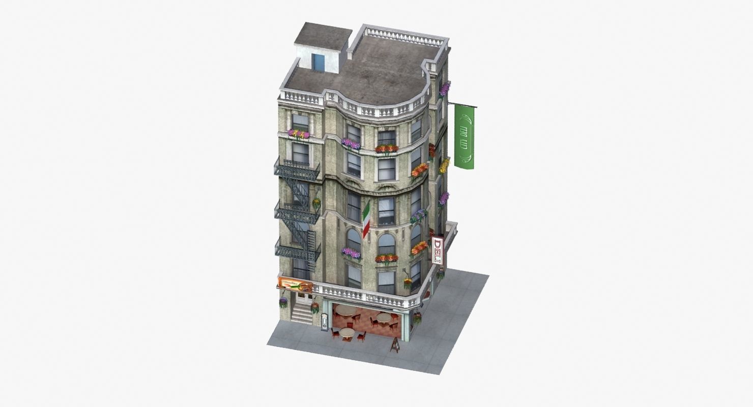 Cafe Diner 3D model_34