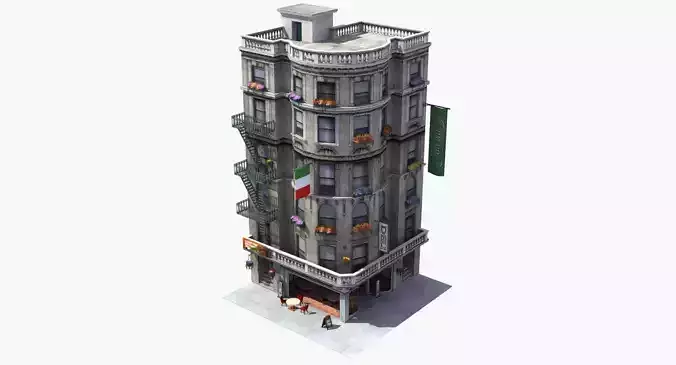Cafe Diner 3D model