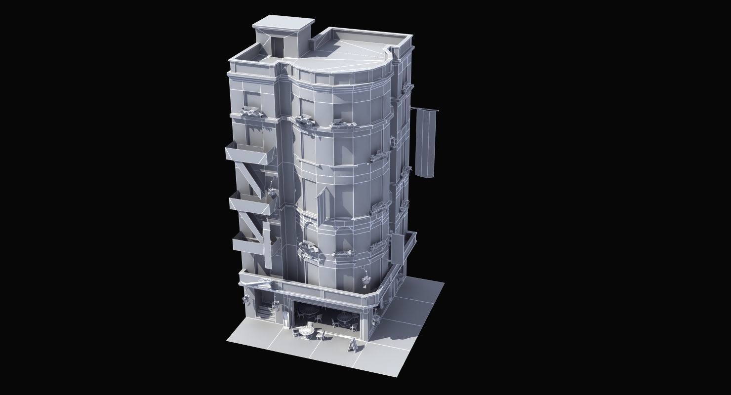 Cafe Diner 3D model_23