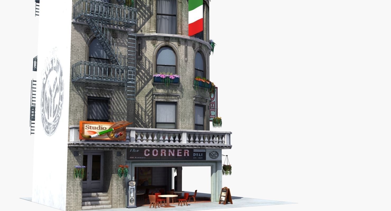Cafe Diner 3D model_32