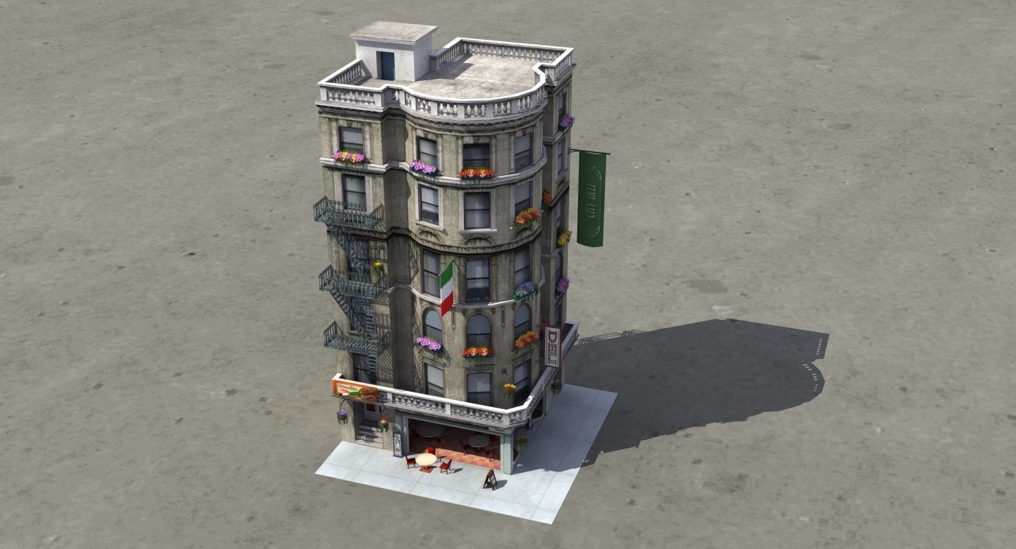 Cafe Diner 3D model_11