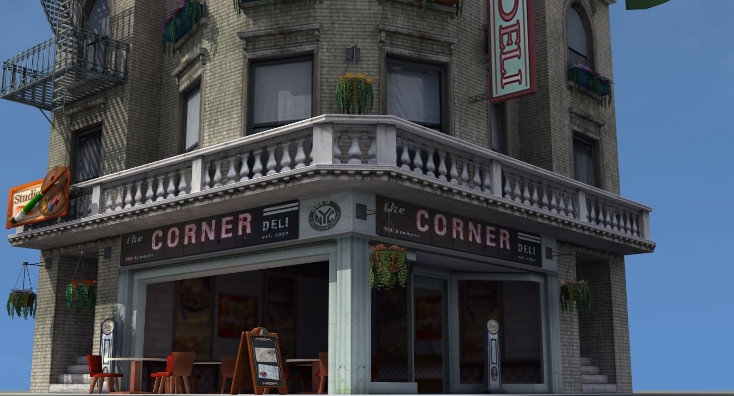 Cafe Diner 3D model_22