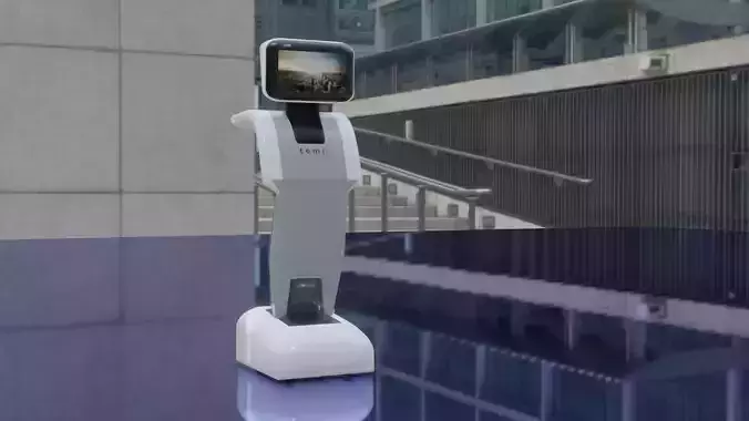 White Temi Robot