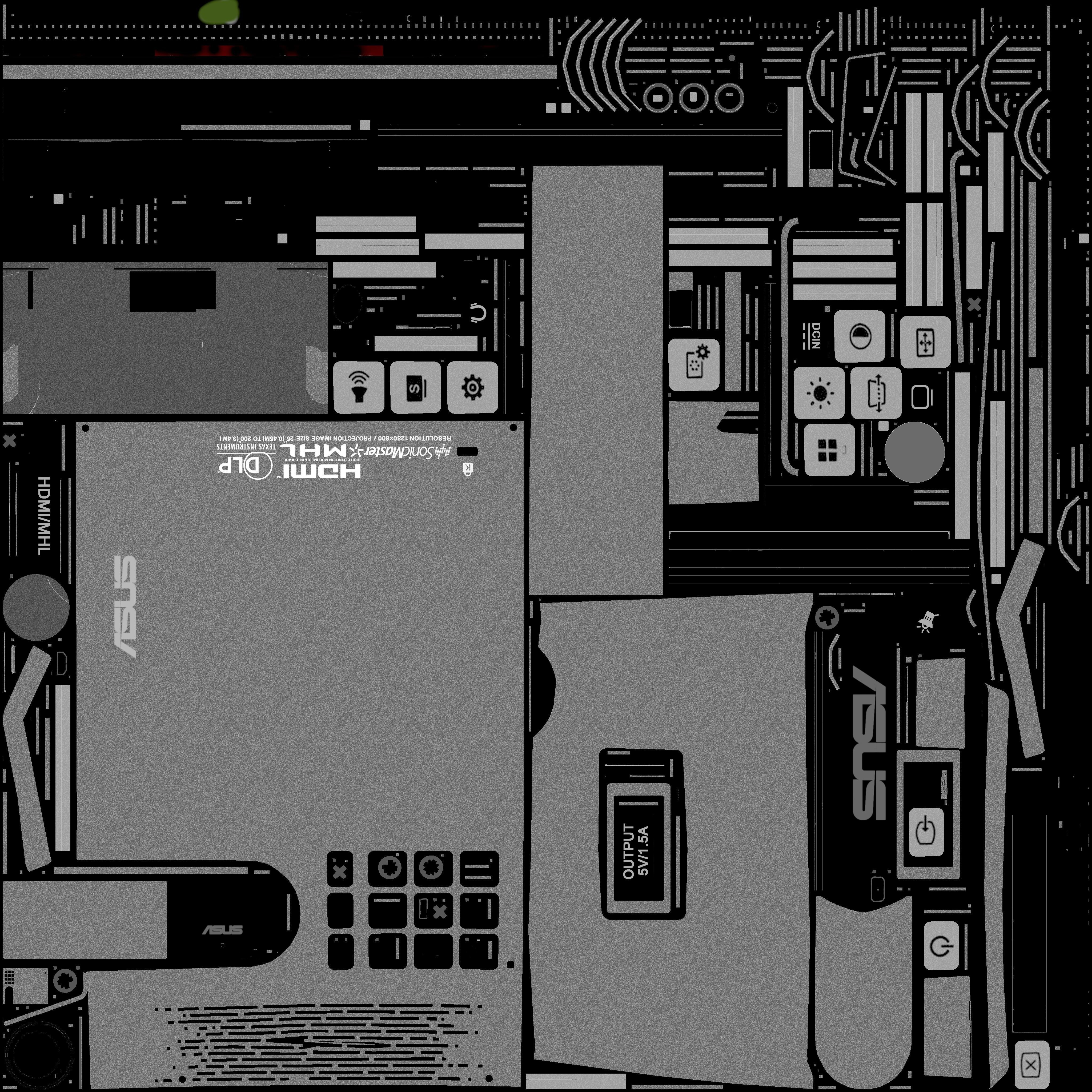 Asus P3E 3D model_10