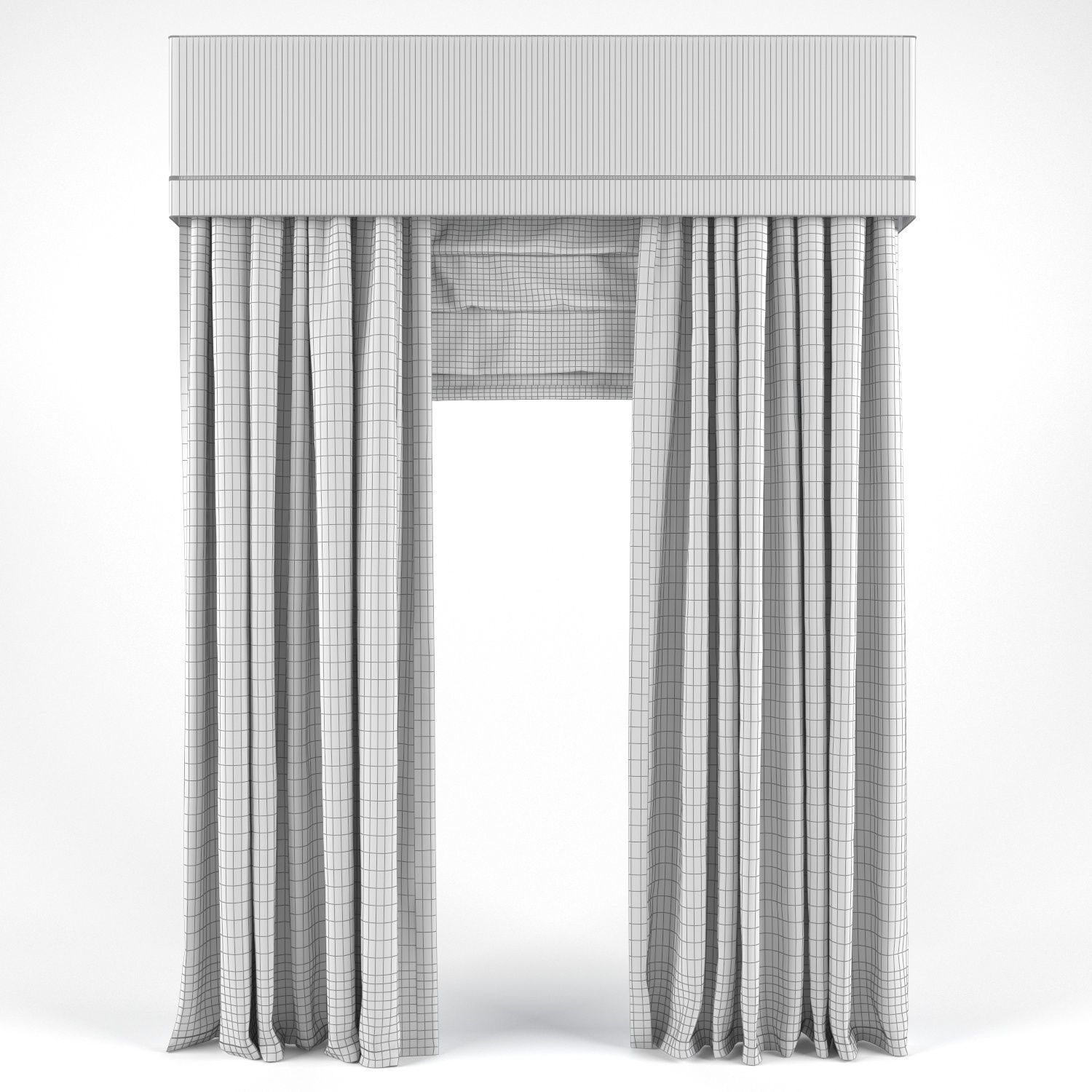 curtain 30 3D model_4