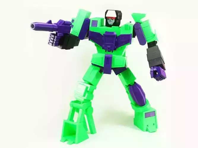 3D Printable Bulldozer not Devastator -No Supports