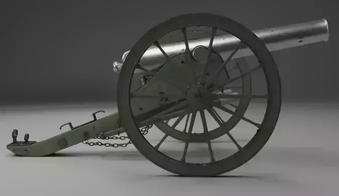 Field Cannon 3D model