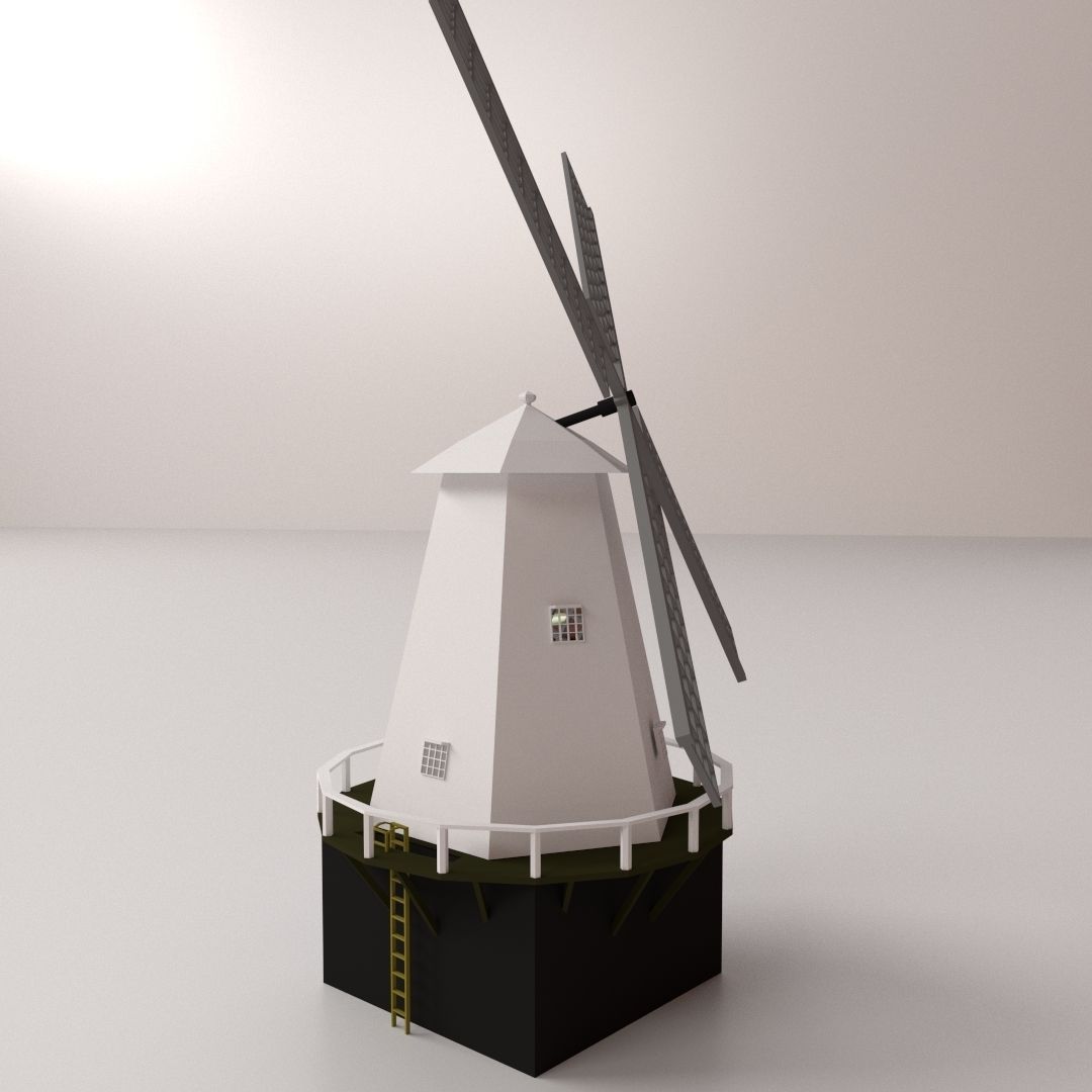 Windmill 3D model_1
