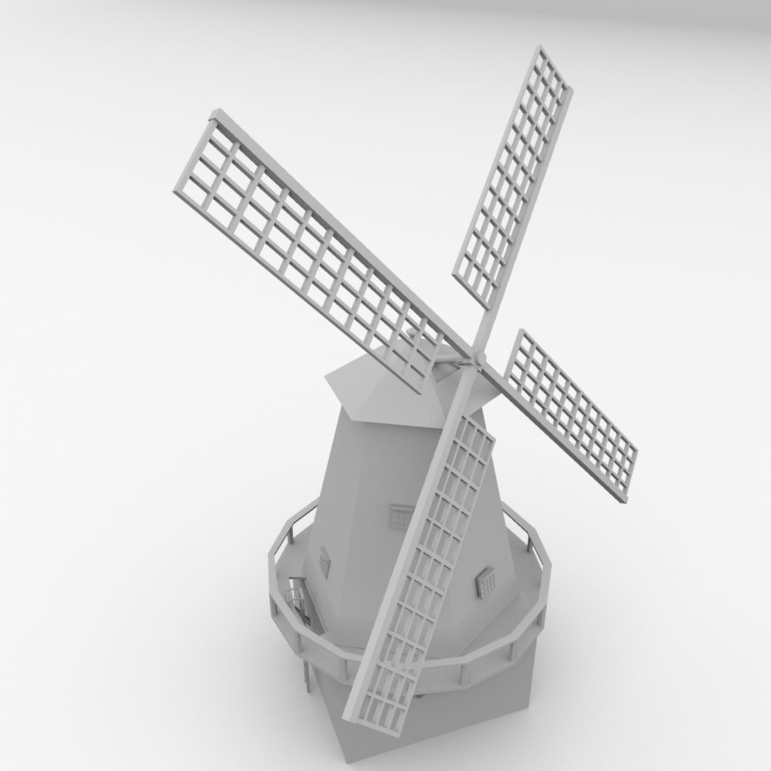Windmill 3D model_3