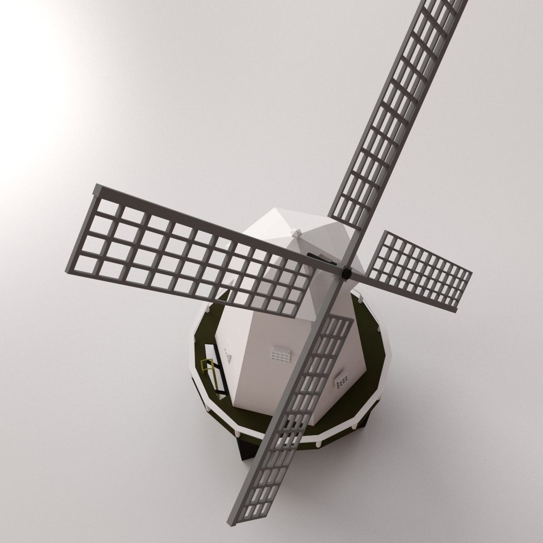 Windmill 3D model_2