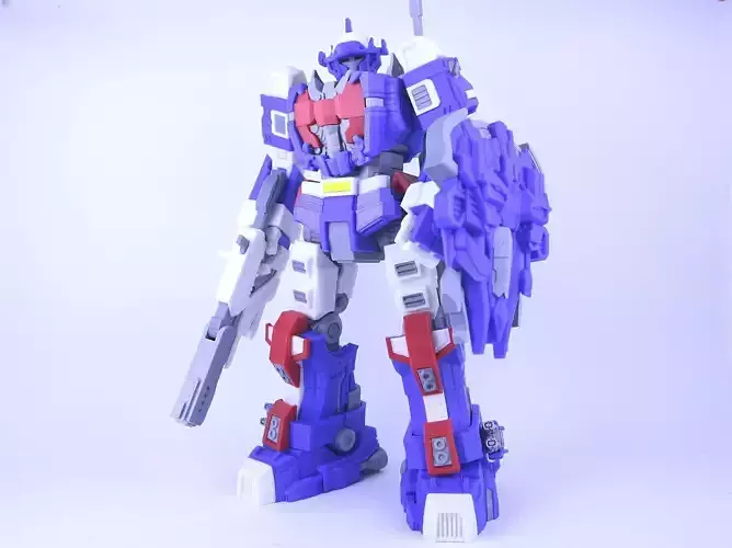 3D Printable Space Defender not Astro Megazord - No Supports 3D print model