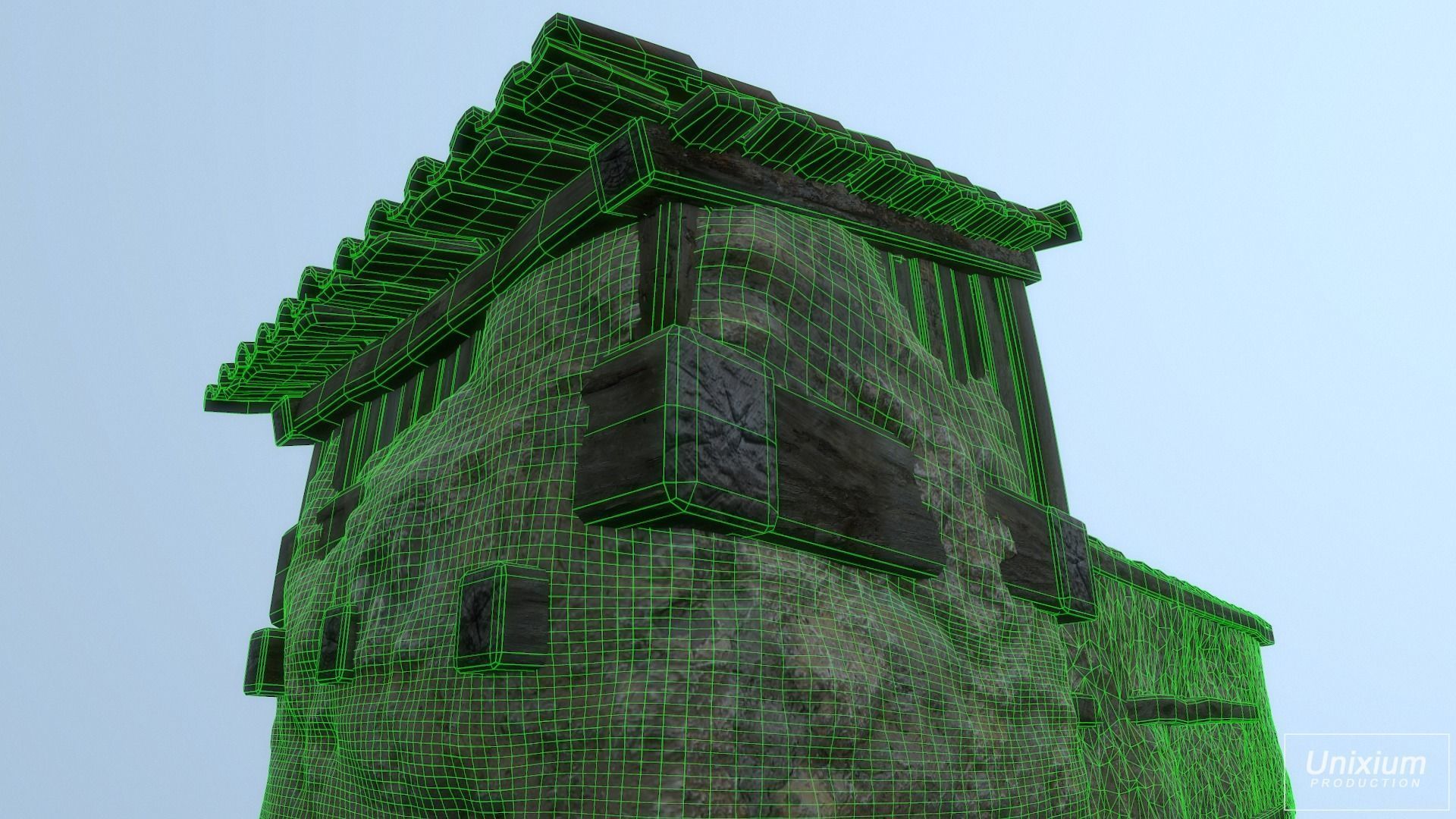 Classic Age Greek House Low-poly 3D model_20