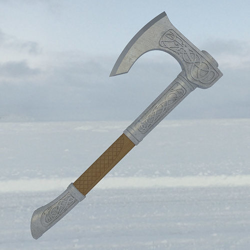 Assassins Creed Valhalla Eivor Viking War Axe No1 3D print model