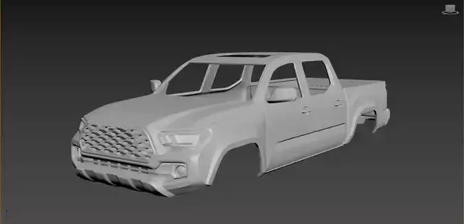Toyota Tacoma 2020 Body For Print 3D print model