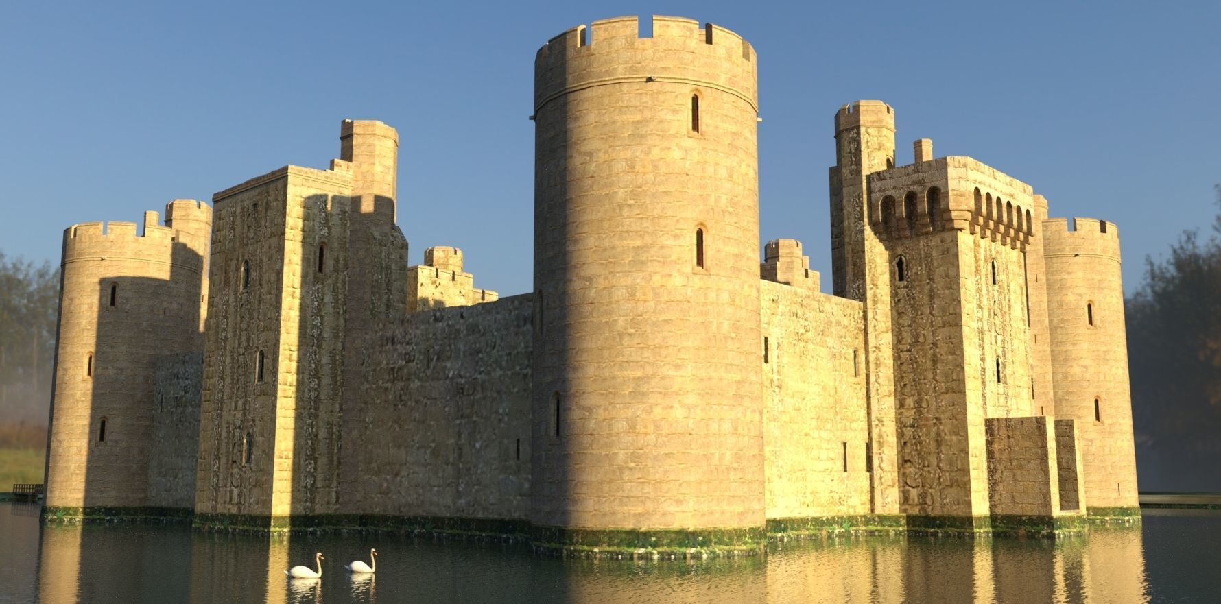 Bodiam Castle 3D model_9