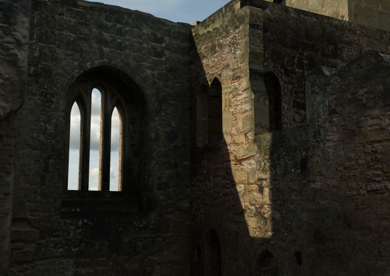 Bodiam Castle 3D model_4