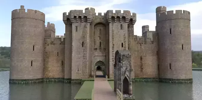 Bodiam Castle 3D model