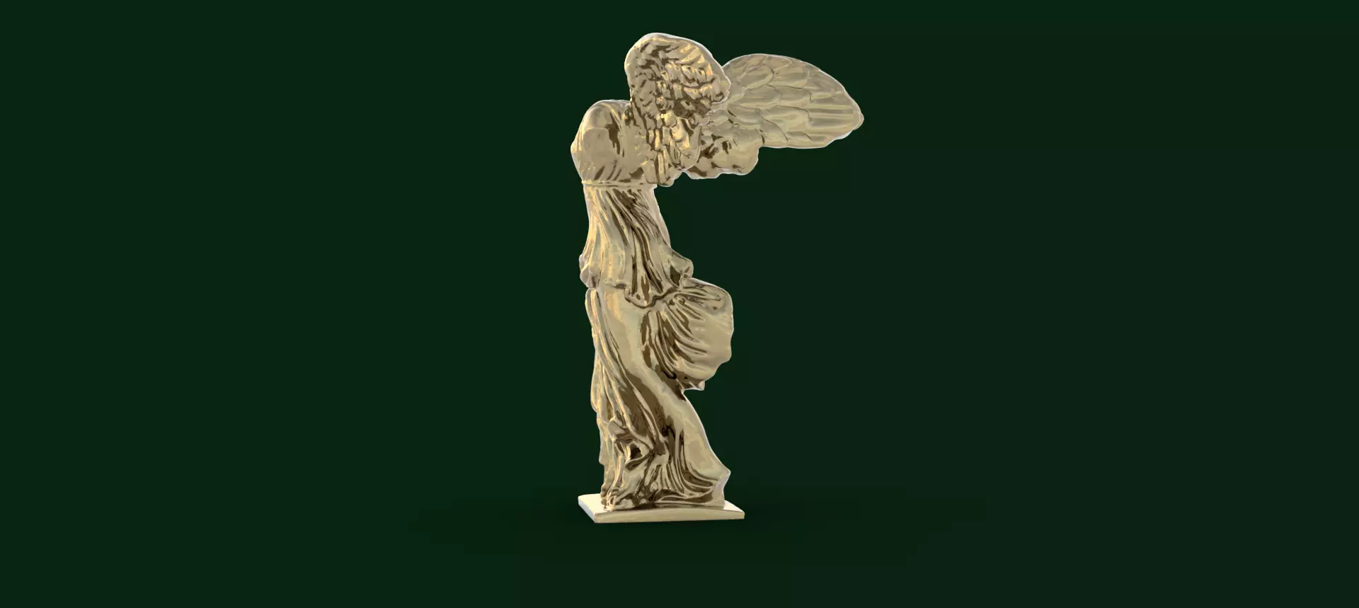 Nike of Samothrace 3D print model
