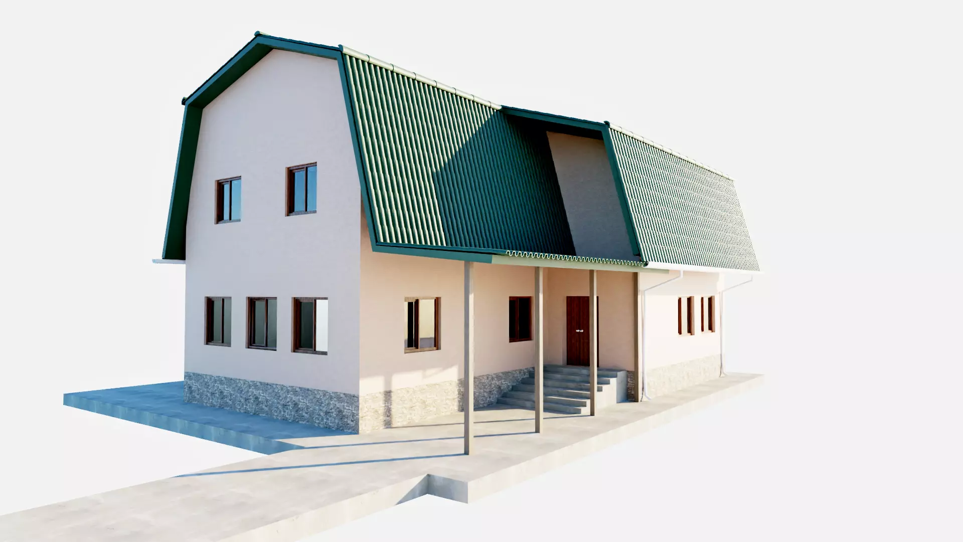country house Free 3D model