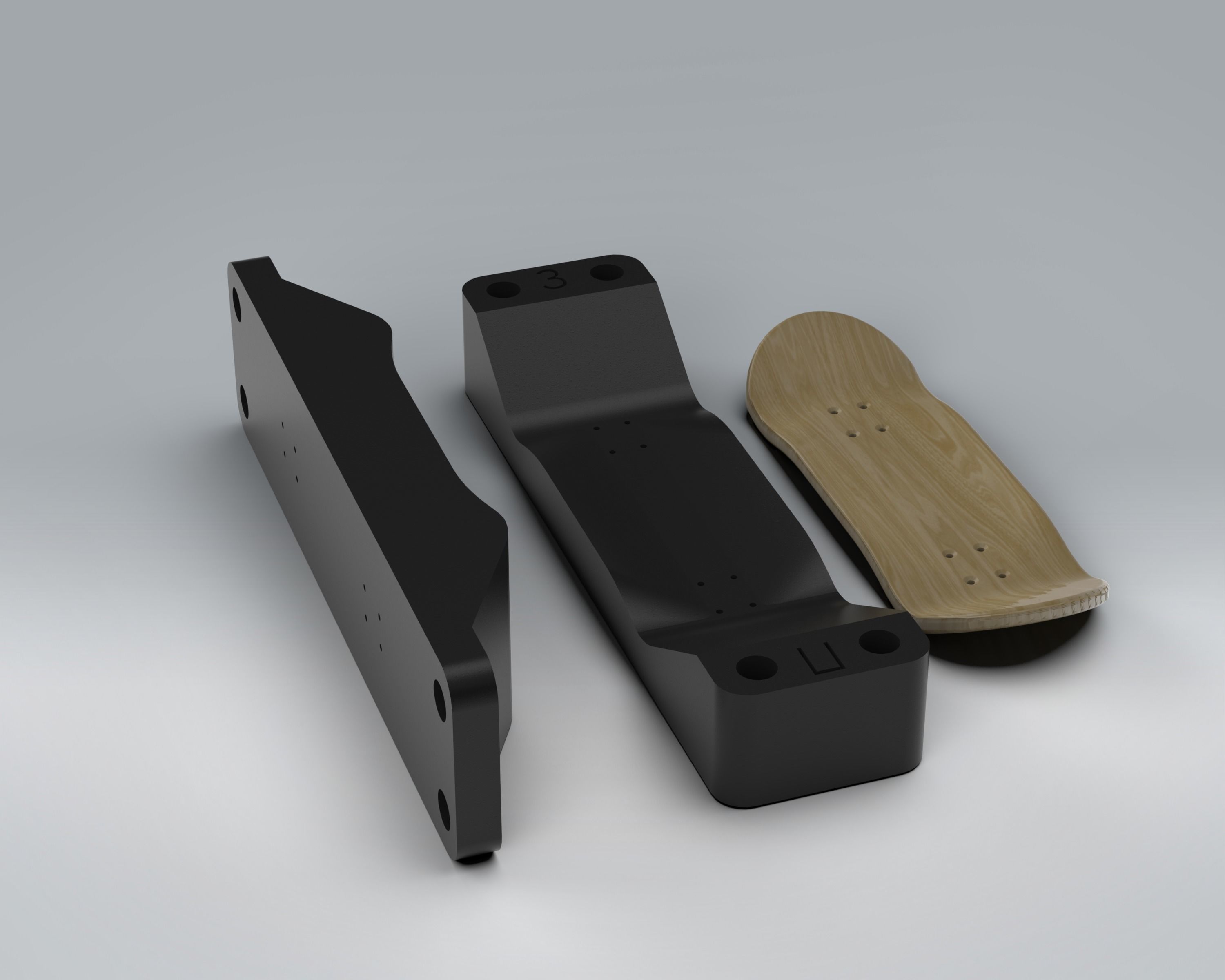 Fingerboard Mold 3D model 3D printable CGTrader