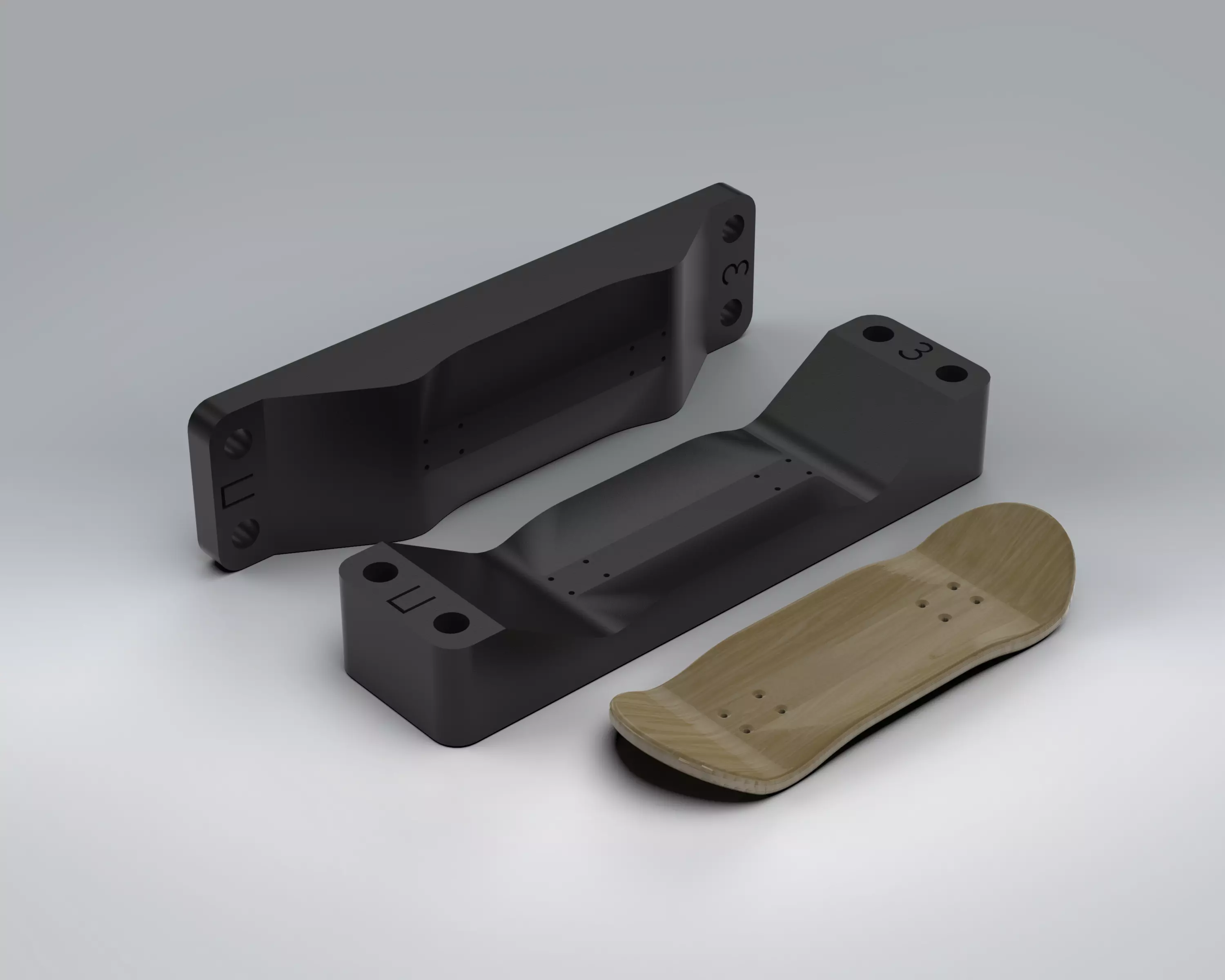 Fingerboard Mold 3D print model