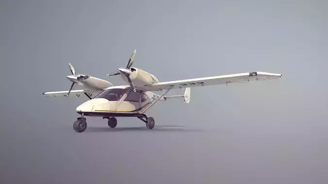 Accord-201 BlackGoldLines Livery Low-poly 3D model
