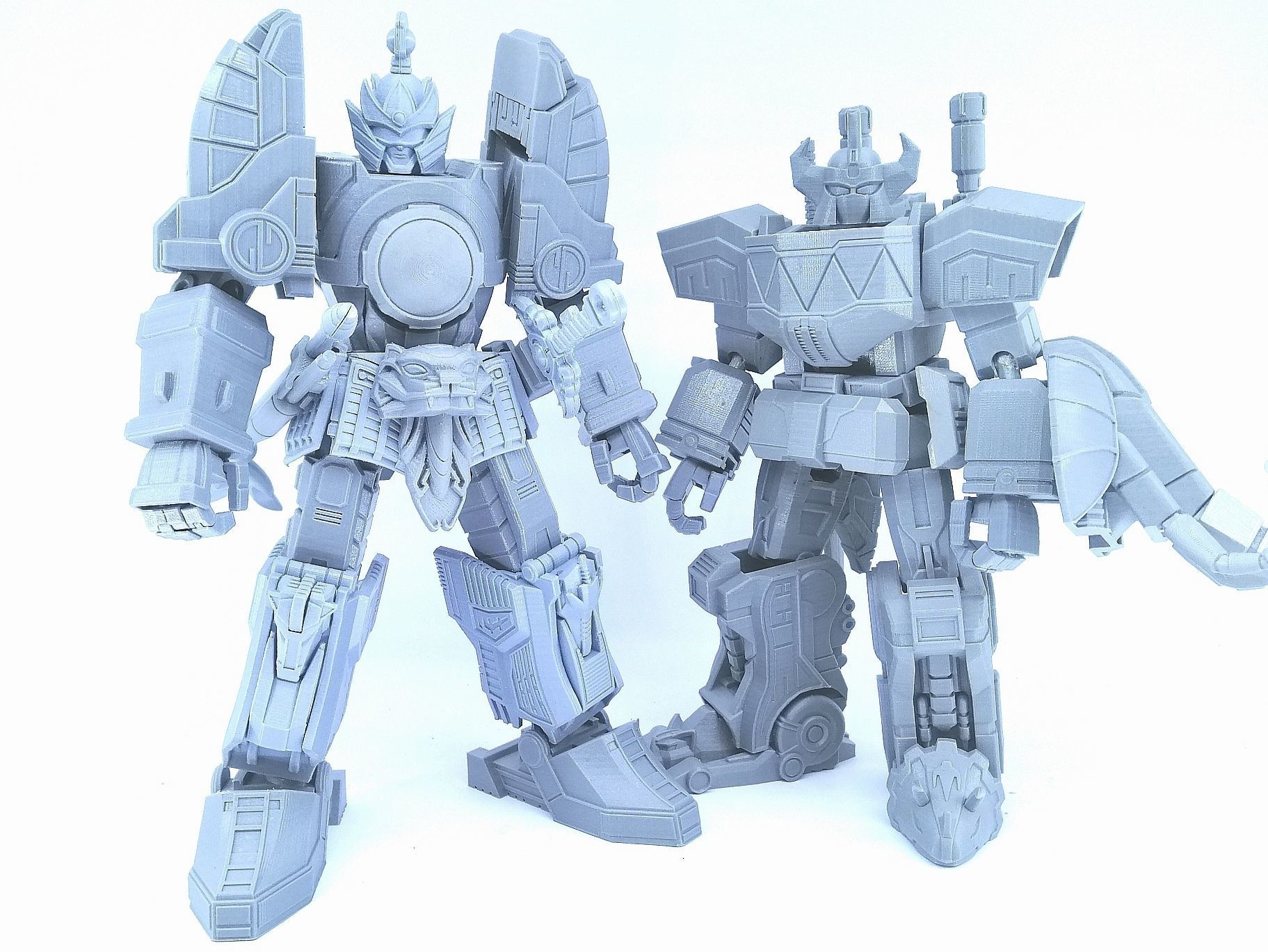 3D Printable Power Robot not Dino Megazord -No Supports Free 3D print model_10