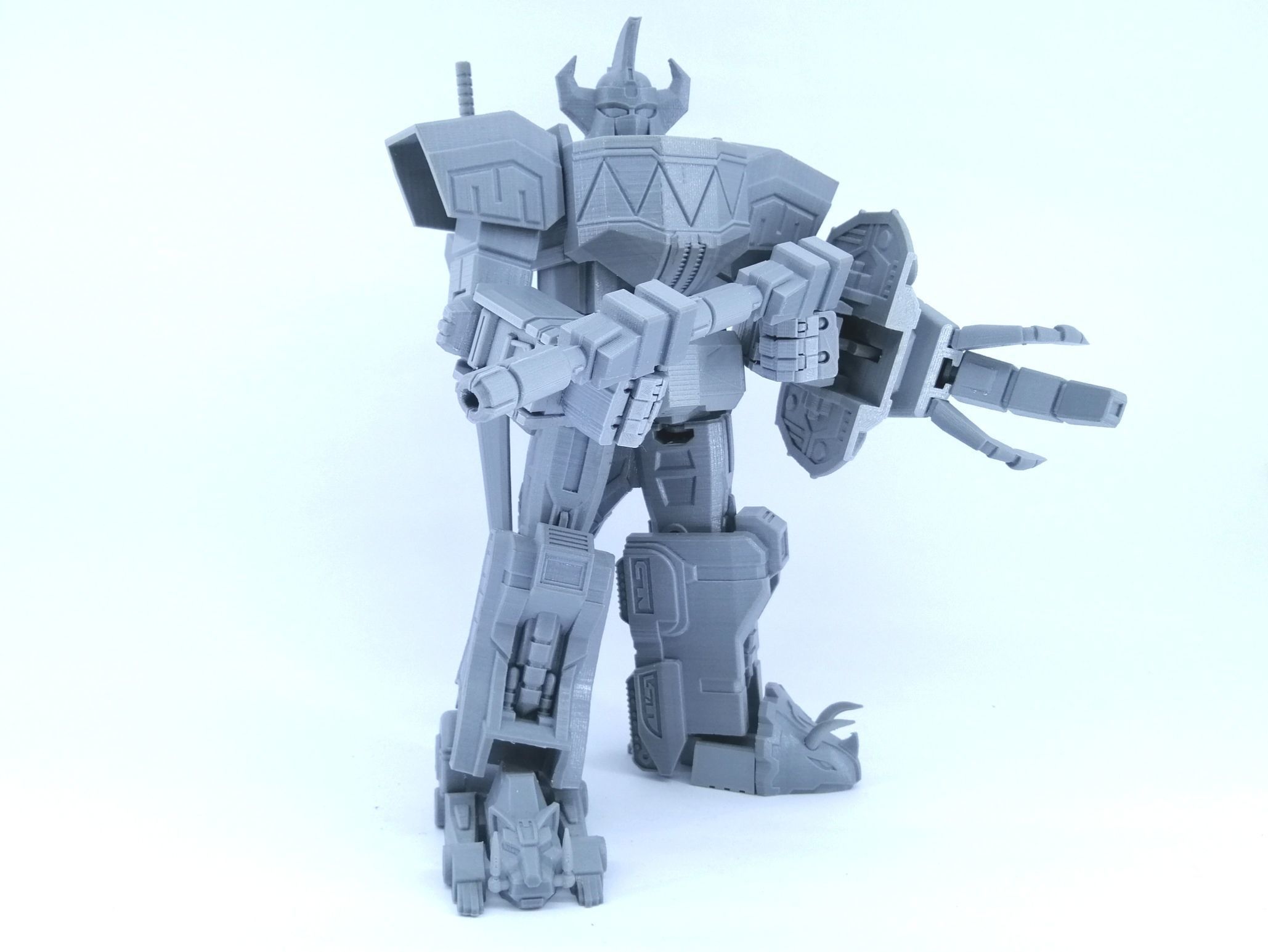 3D Printable Power Robot not Dino Megazord -No Supports Free 3D print model_6