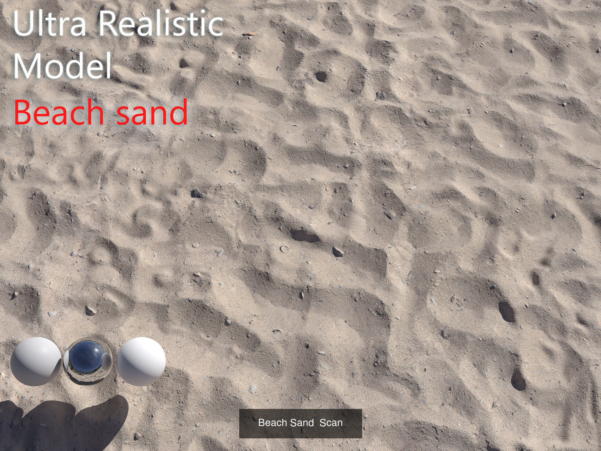 Ultra realistic Sand 3D Model Collection_2