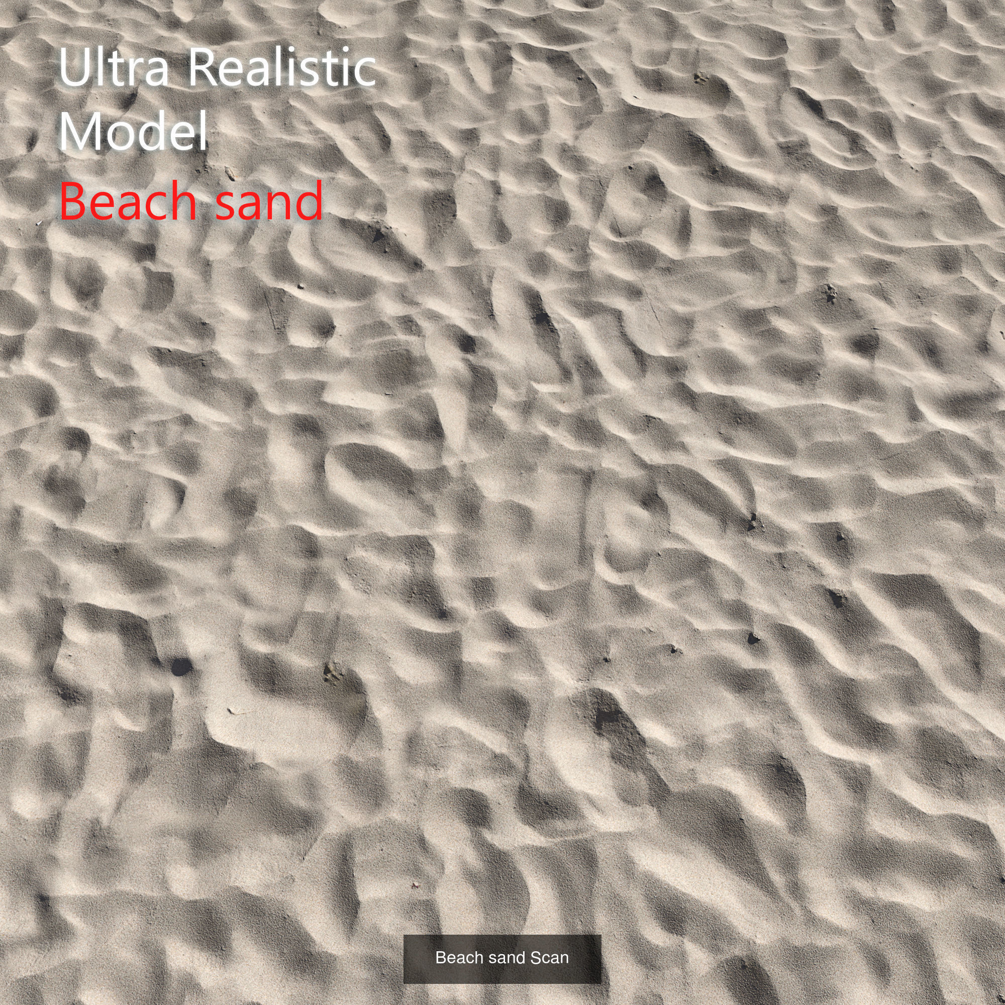 Ultra realistic Sand 3D Model Collection_4
